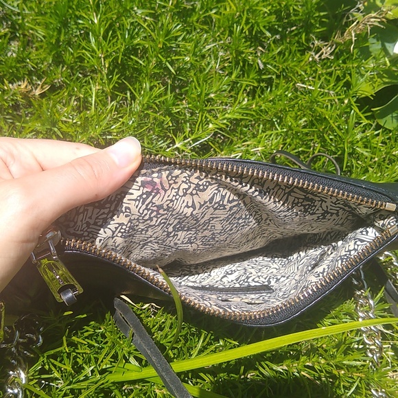 Rebecca Minkoff Mini M.A.C Black Leather Crossbody Bag - Picture 11 of 15